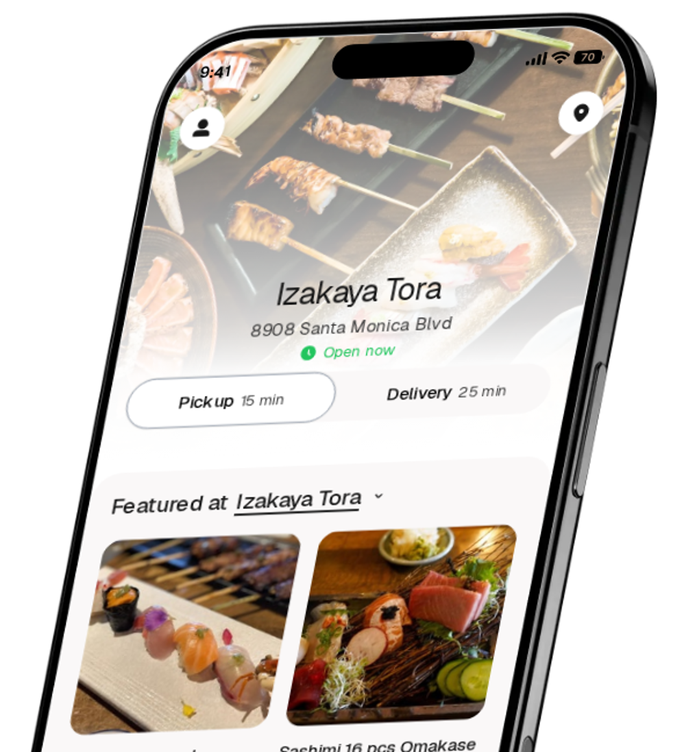 Izakaya Tora app preview