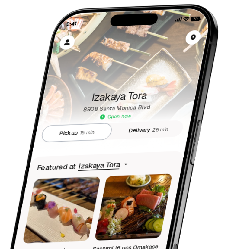 Izakaya Tora app preview